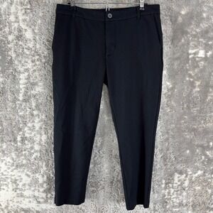 Under 5'10 Size 32x25 Slim Fit Stretch Tapered Chino Pants Black Men